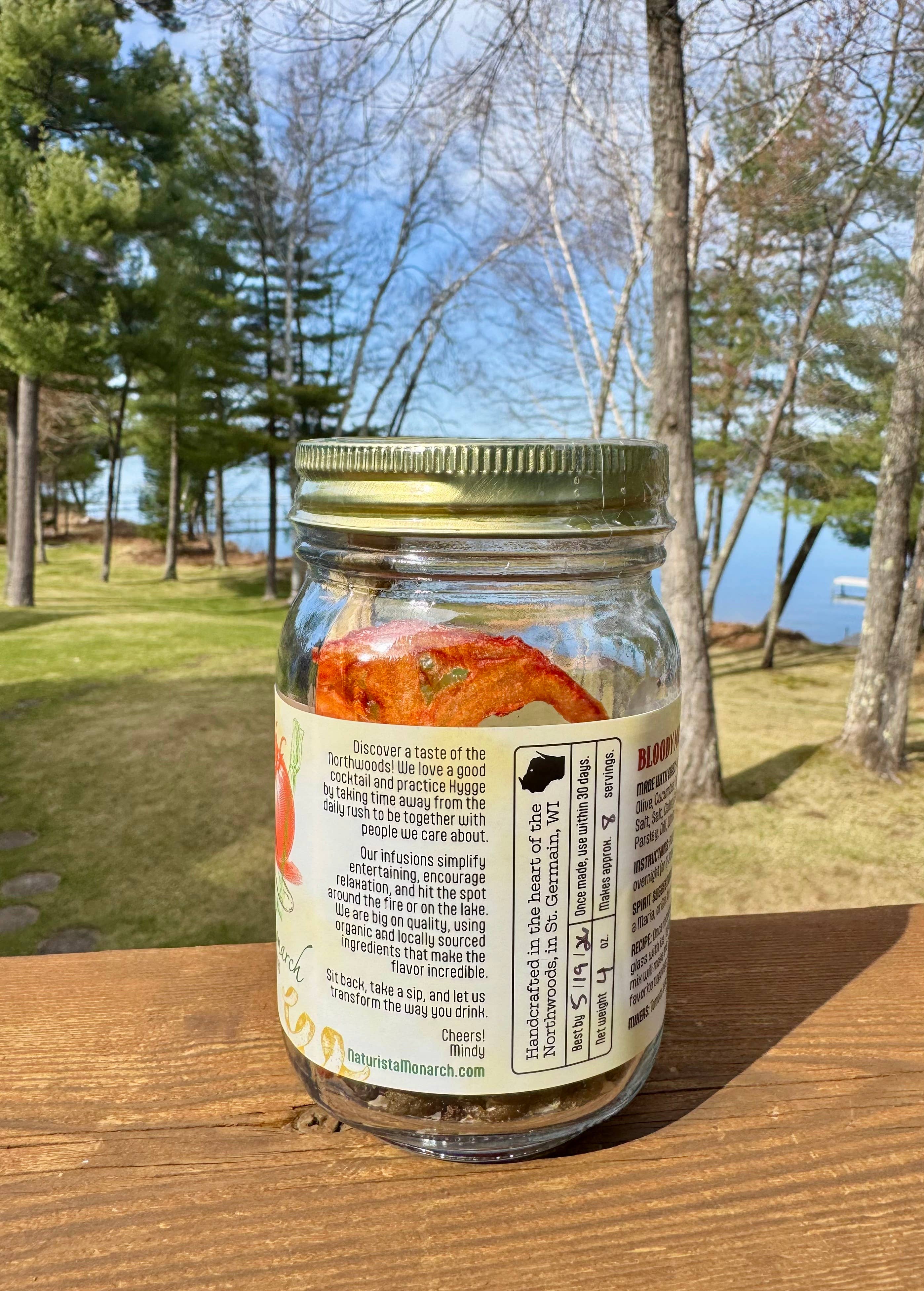 Naturista Monarch - Wholesale Cocktail Mix/Syrup - Bloody Mary - Northwoods Handcrafted Cocktail Kit3