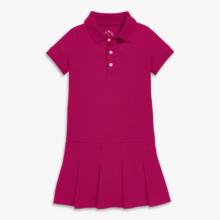 Primary - Wholesale Dress - Kids - Short Sleeve Pique Polo Dress