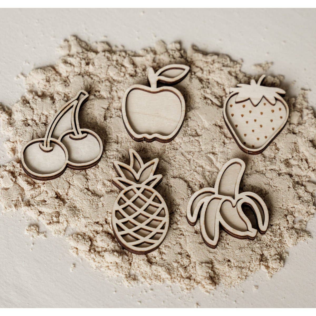 Leukmetletters - Wholesale Wood Toy - Kids - Small fill trays | Fruit2