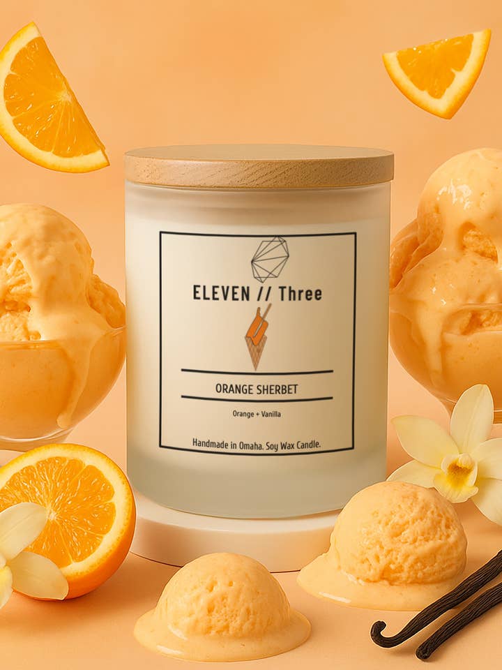 SORBETTO ALL'ARANCIA per la vendita all'ingrosso da parte di ELEVEN//Three