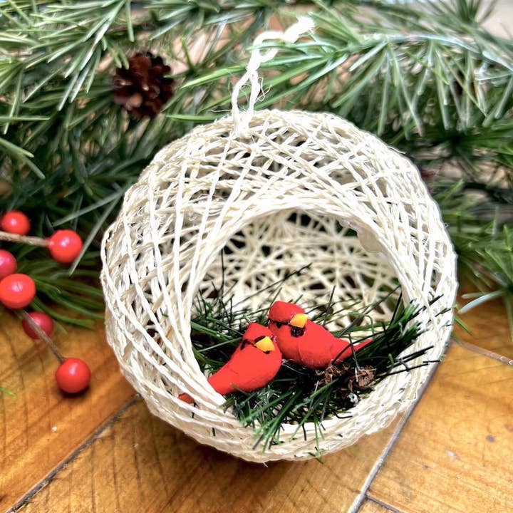 Factory Direct Craft - Wholesale Artificial Flowers - Pack of 24 Miniature 1" Mushroom Red Cardinal Birds