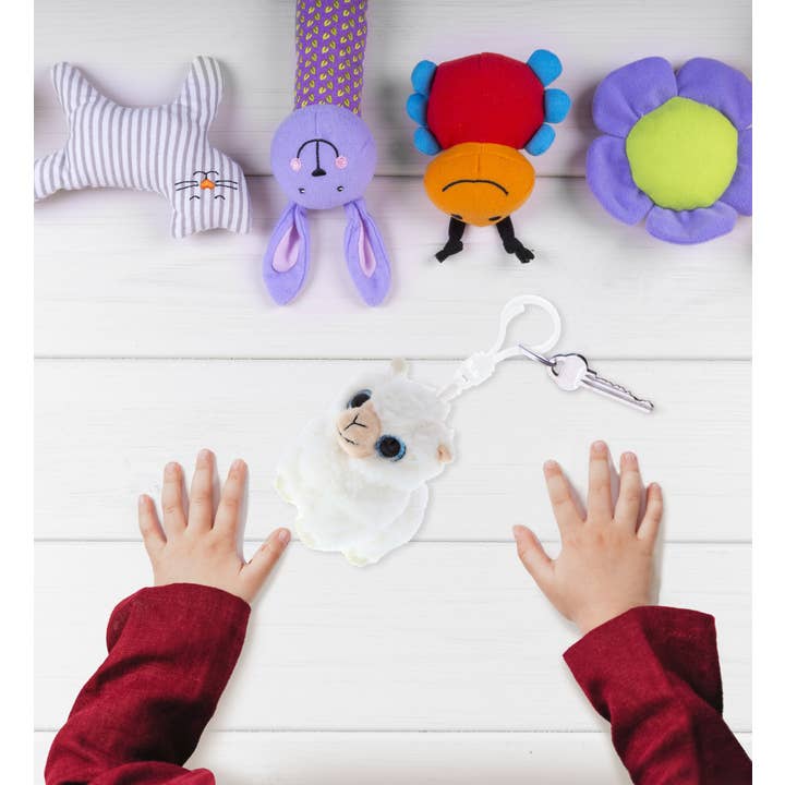 Cota Global - Wholesale Stuffed/Plush Toy - Kids & Baby - Big Eye Keychain - Llama5