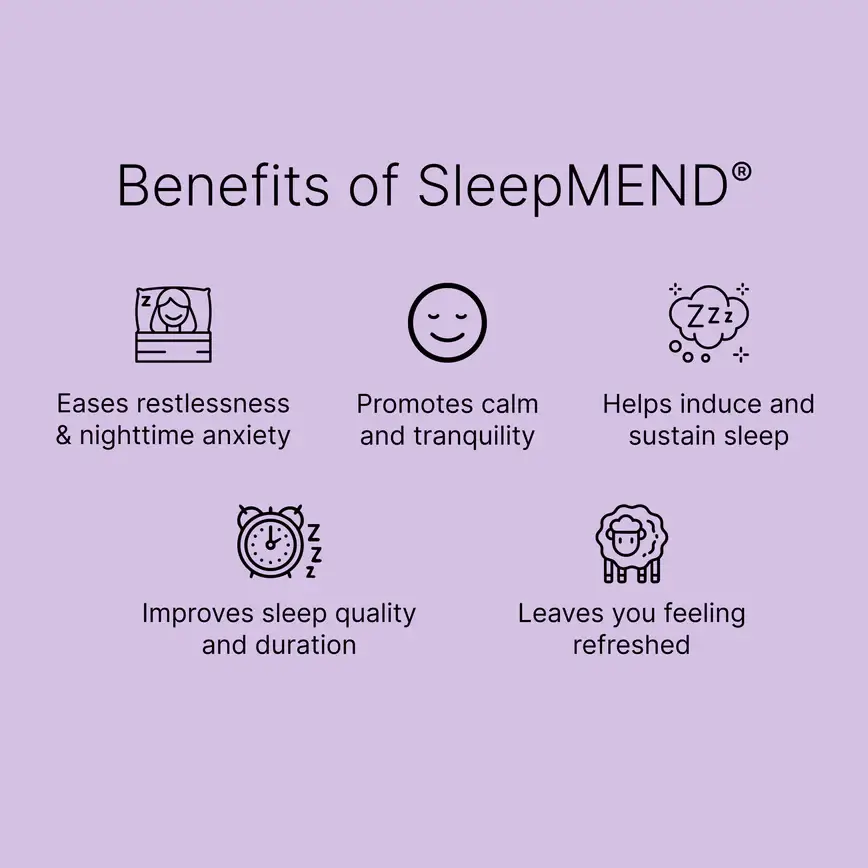 Health IS Wealth - Wholesale Oral Supplement/Vitamin - SleepMEND® - 100% Organic Herbal Sleep Aid (Melatonin Free)5