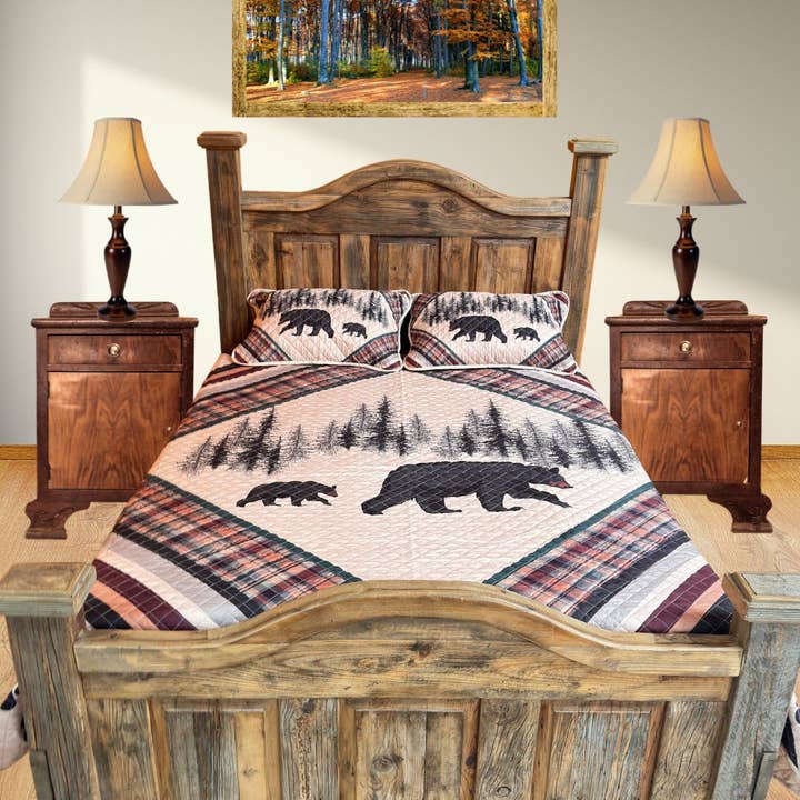 El Paso Saddleblanket - Vendita all'ingrosso Set di lenzuola - Set da 3 pezzi di biancheria da letto trapuntata premium #50