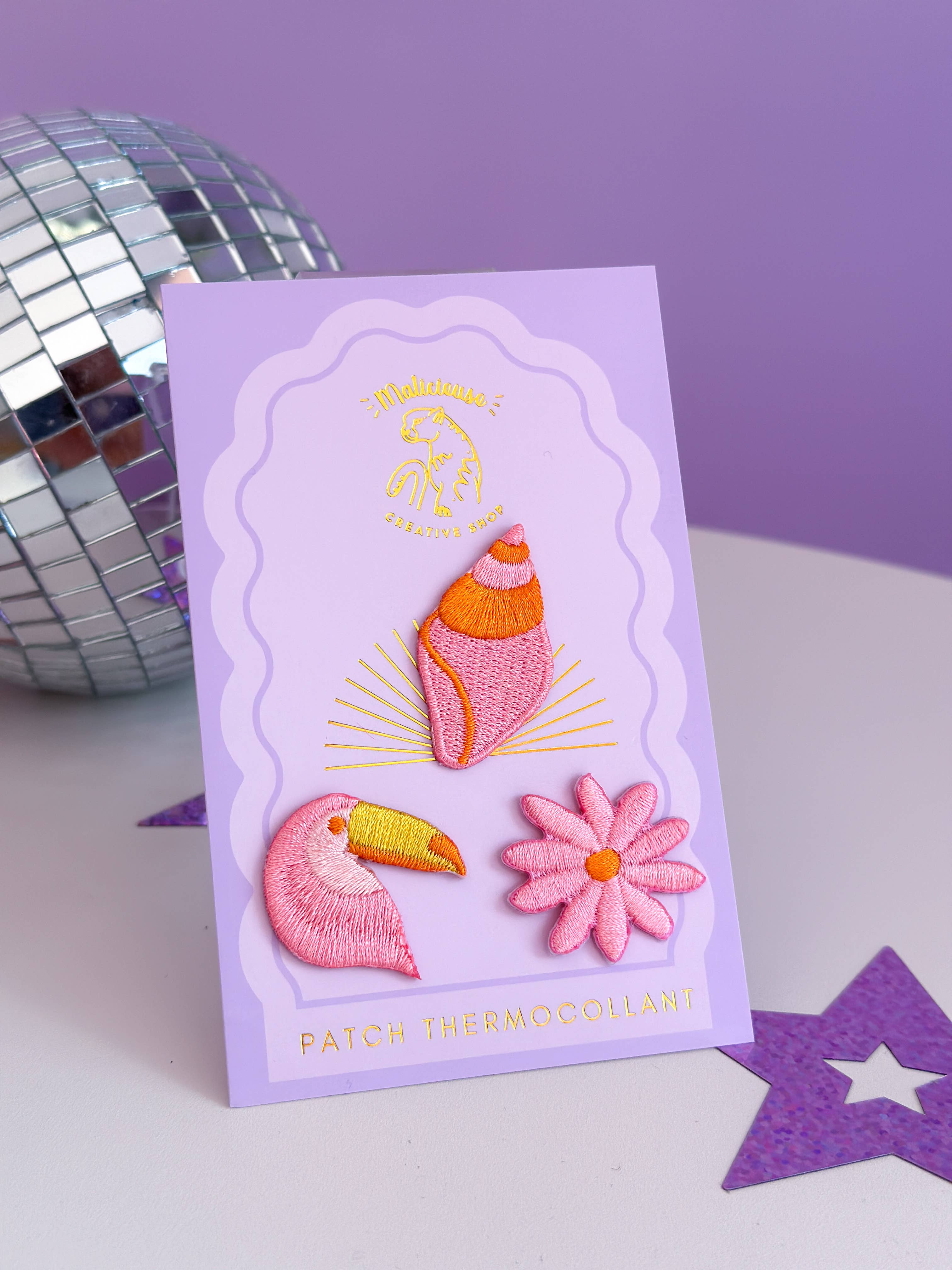 MALICIEUSE - Wholesale Patch - Mini Patch Daisy Pink5