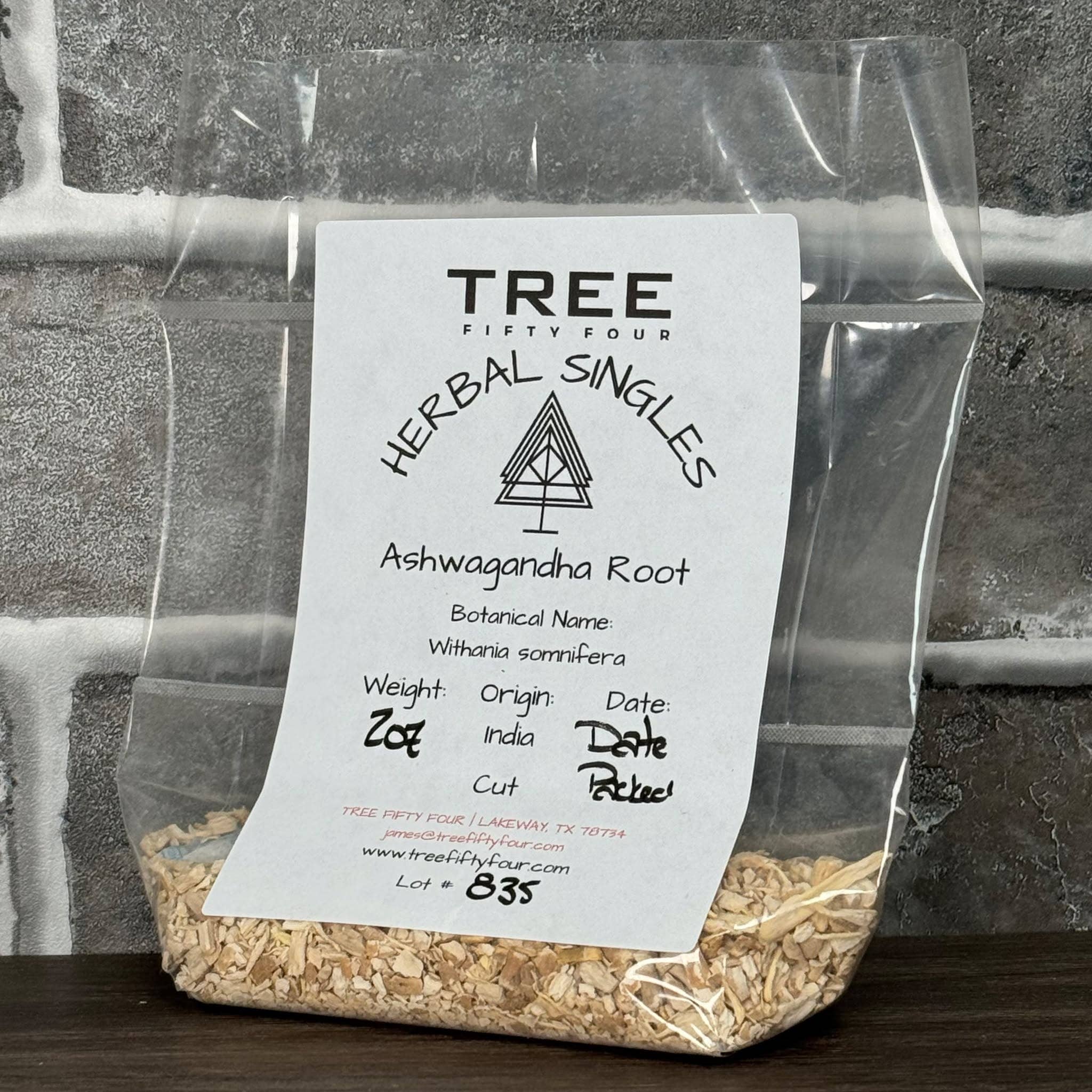 Tree Fifty Four - Wholesale Loose Tea - Ashwagandha Root | 2oz - 1 KG | Bulk Herbs0
