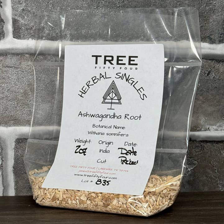 Tree Fifty Four - Wholesale Loose Tea - Ashwagandha Root | 2oz - 1 KG | Bulk Herbs