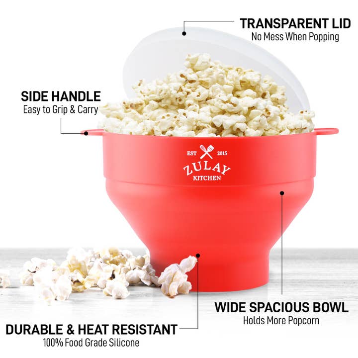 Zulay Kitchen - Venta al por mayor Utensilio/dispositivo de cocina - Palomitero Plegable para Microondas