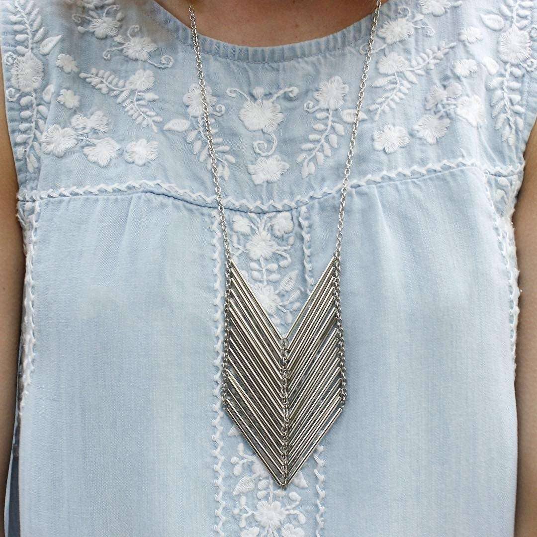 PURPOSE Jewelry – Colar pingente/pendente por atacado – Colar Chevron5