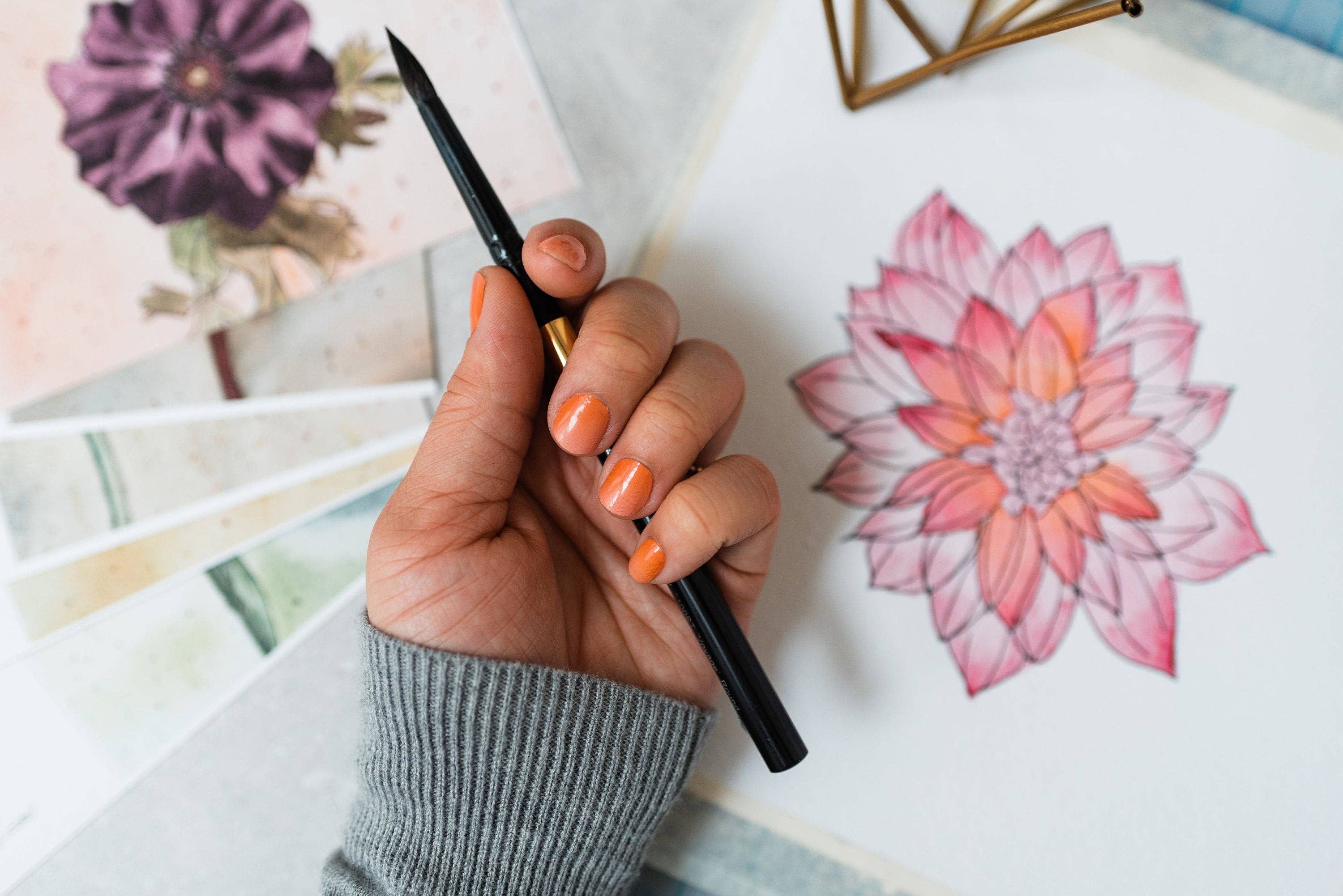 Modgloss - Venta al por mayor Decoración/pegatinas de uñas - Kit de envoltura de uñas Ombré 'Sunset Passion'1