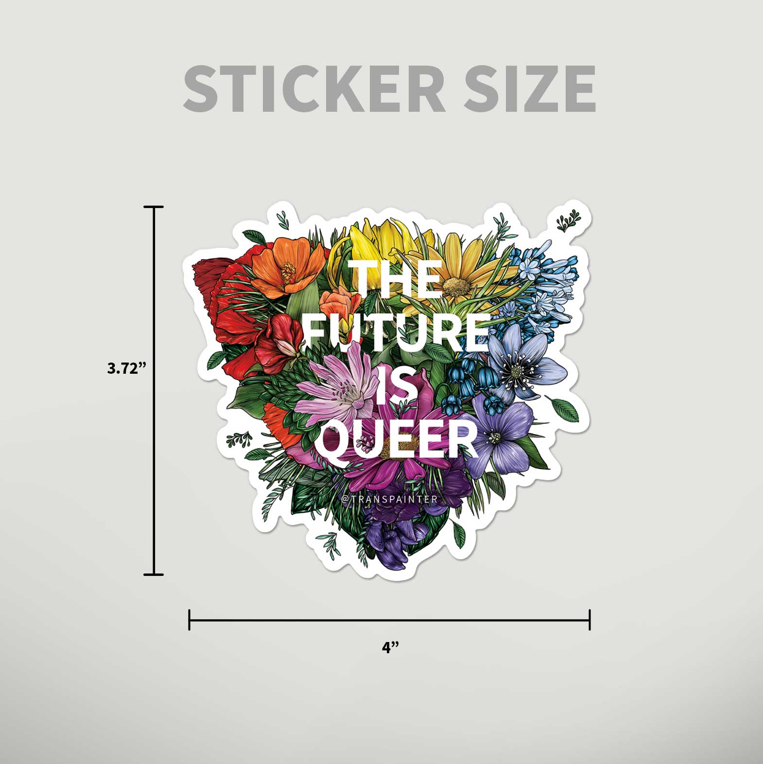 Transpainter - Wholesale Sticker - The Future is Queer Sticker Pack | Queer Stickers | LGBTQ+ 1