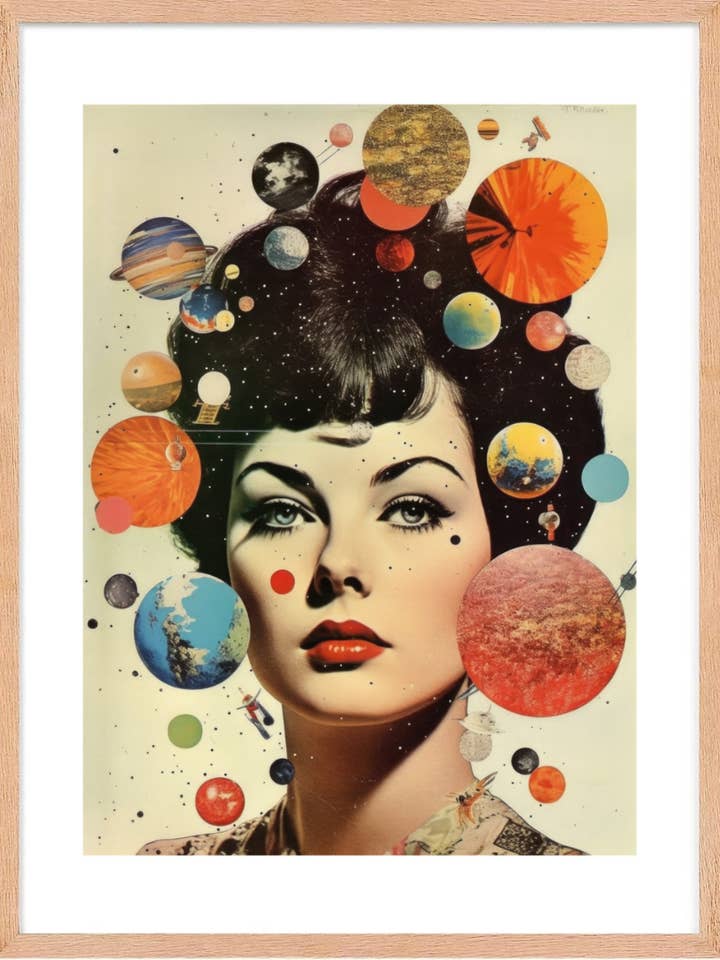 Poster - 60'S Collages 05 (12x16 in) - Hartman Ai for wholesale by Hartman A.I.