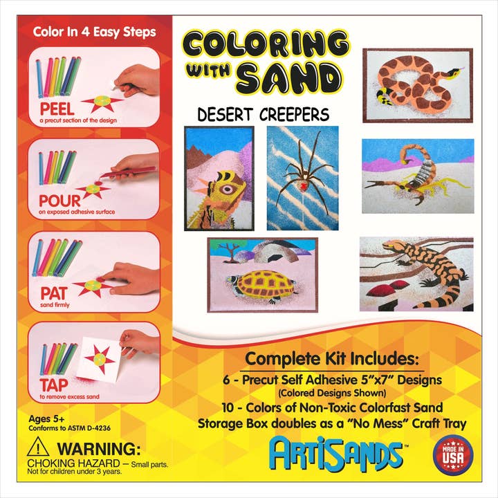 ACTÍVA ArtiSands™ Desert Creepers Mini Kit for wholesale by ACTÍVA Products, Inc.
