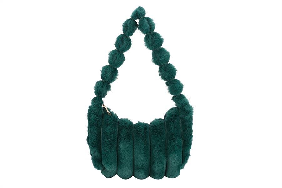 Nima Accessories Inc - Wholesale Shoulder Bag - Women's - Ladies Faux Fur Fashion Handbag0