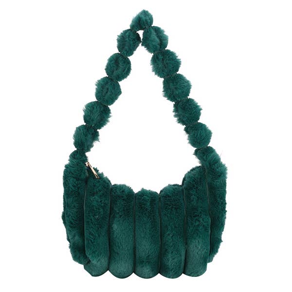 Nima Accessories Inc - Wholesale Shoulder Bag - Women's - Ladies Faux Fur Fashion Handbag