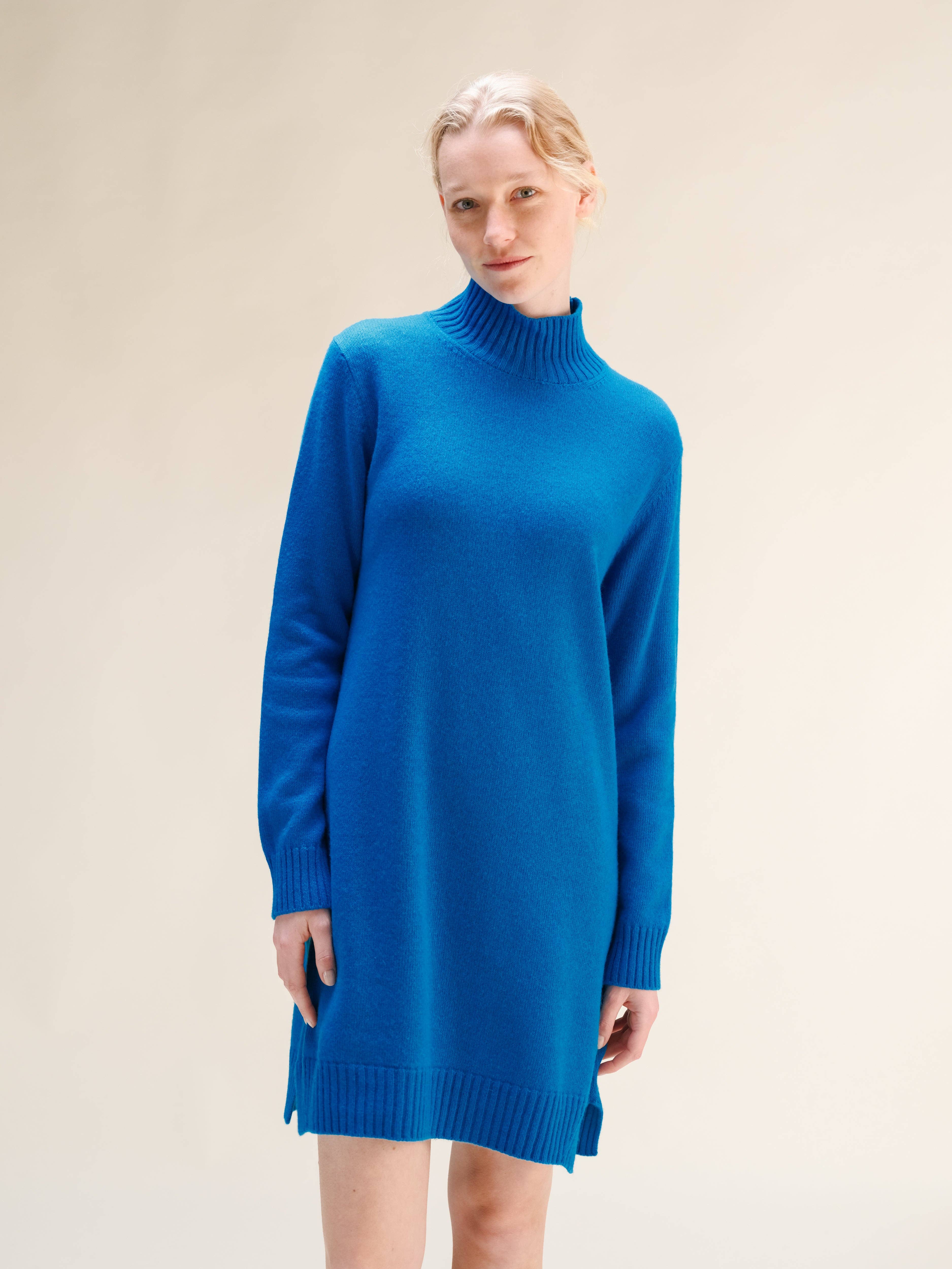 Lèmme - Wholesale Dress - Women's - Cashmere Mix High Neck Midi Dress17