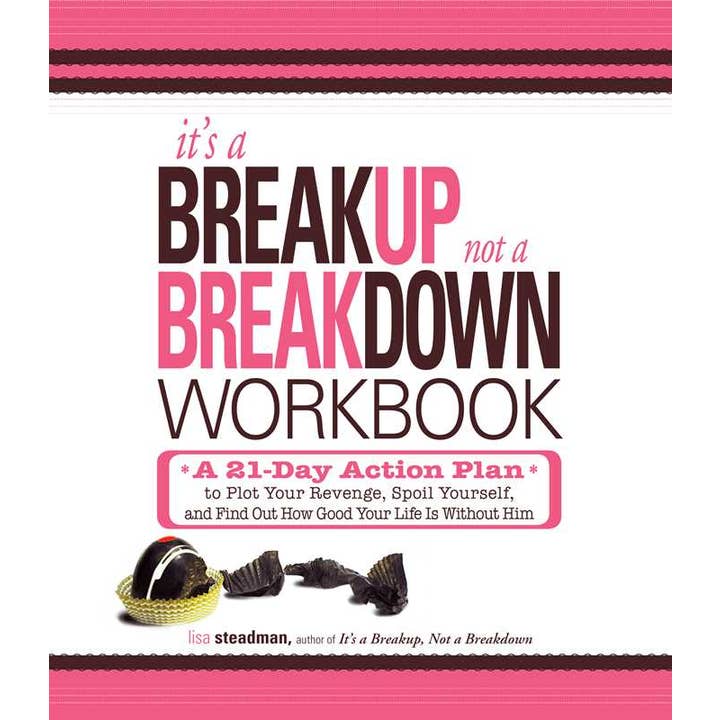 It's a Breakup, Not a Breakdown Workbook by Lisa Steadman for wholesale by Simon & Schuster