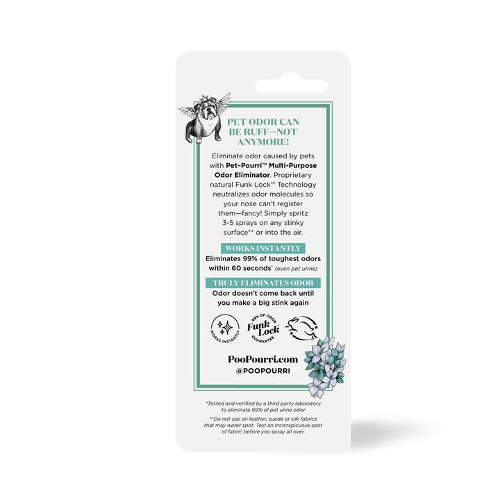 ~Pourri - Wholesale Pet Deodorizing Spray - Pet~Pourri Pawsitively Fresh Air+Fabric Odor Refresher 1.4oz