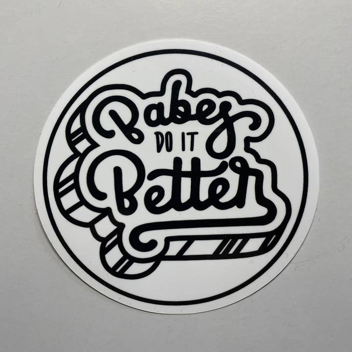 Adesivo Babes do it Better per la vendita all'ingrosso da parte di Common Joy