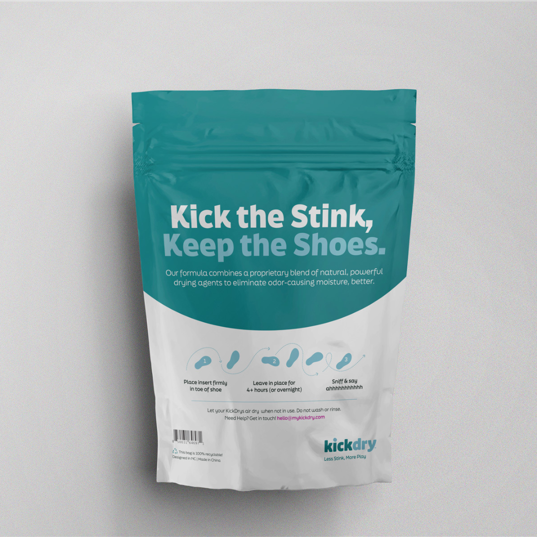 KickDry Inc - Wholesale Shoe Deodorant / Spray - KickDry Deodorizing Shoe Inserts1