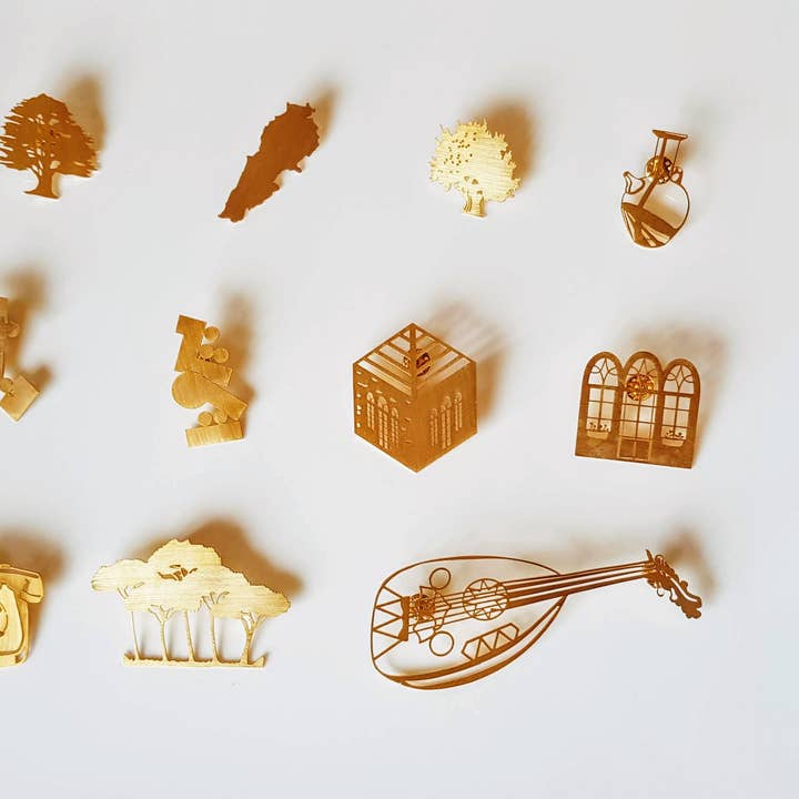 Pins Beirut and Lebanon for wholesale by Scene studio