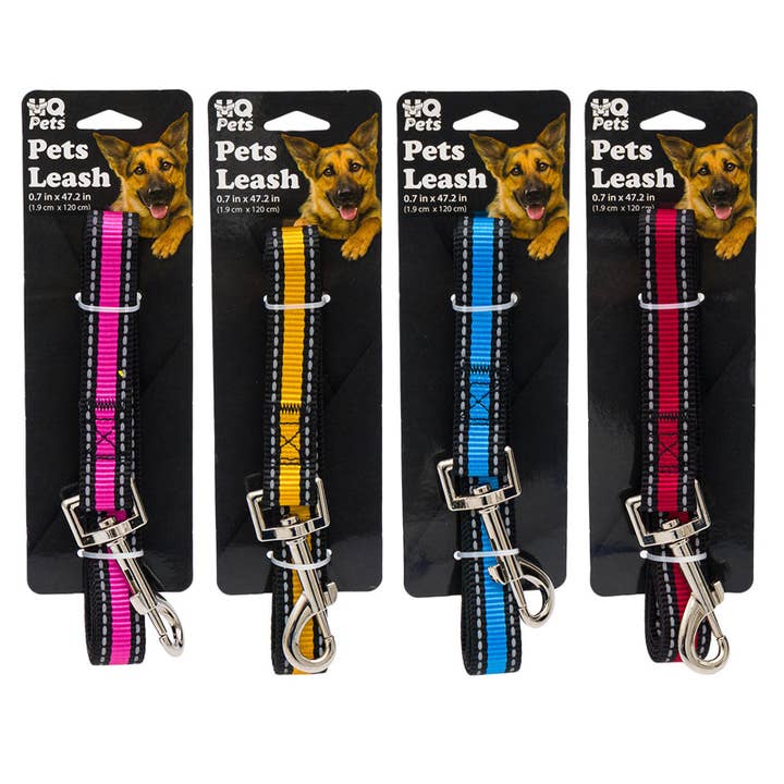 MQ Pets Leash 0.7 x 47.2 in Assorted Colors for wholesale by Deluxe Import Trading