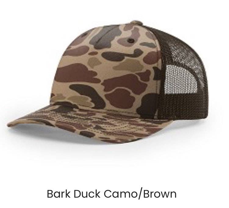 Three Rivers Hat Co. - Wholesale Trucker Hat - Unisex - Turkey Feather - Trucker Snapback - Richardson 1124