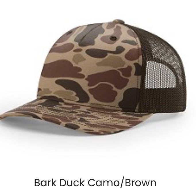 Three Rivers Hat Co. - Wholesale Trucker Hat - Unisex - Turkey Feather - Trucker Snapback - Richardson 1124