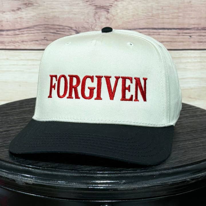 Forgiven | LC Elizabeth Original | Embroidered Baseball Hat for wholesale by LC Elizabeth