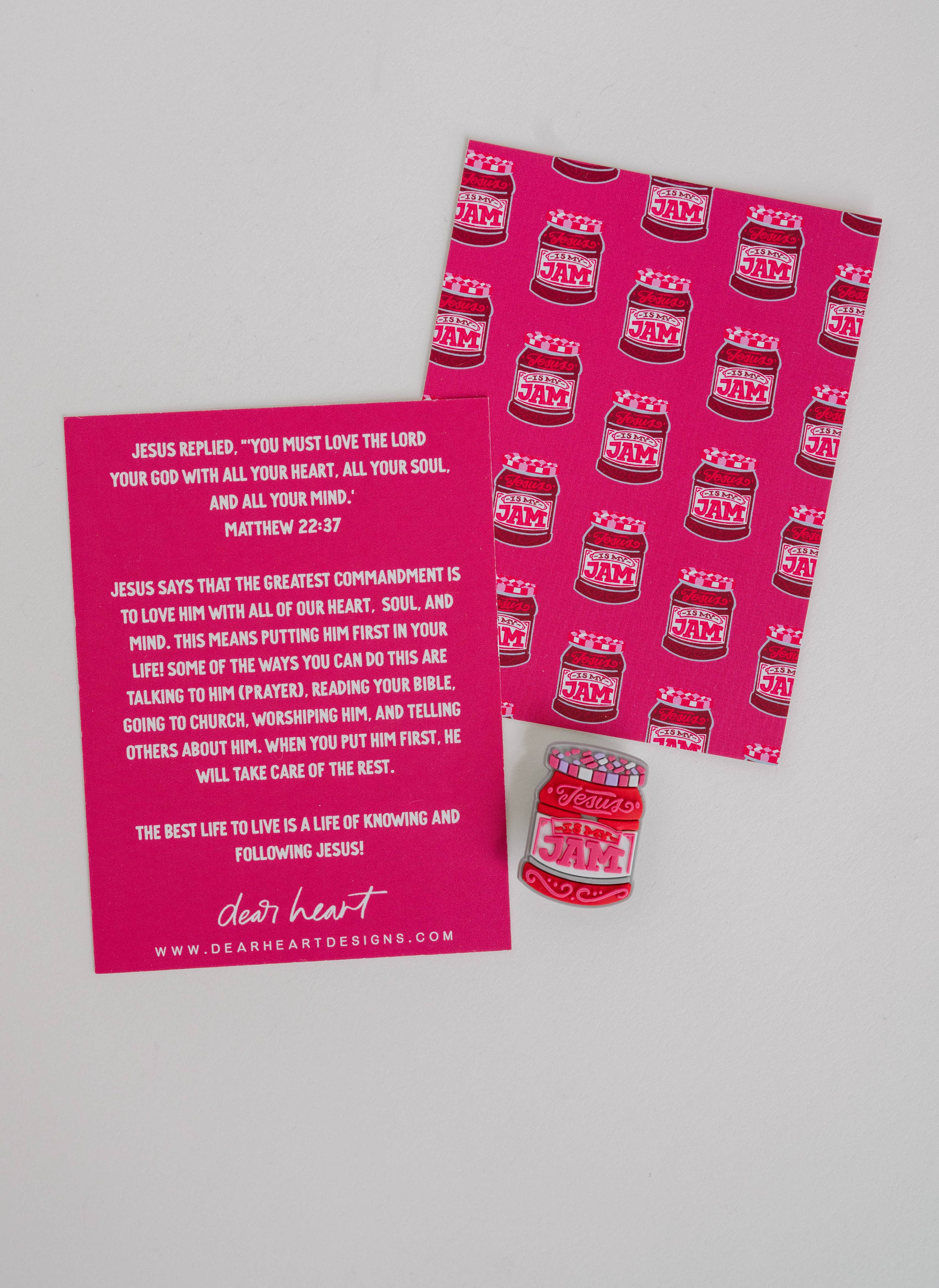 Dear Heart - Vendita all'ingrosso Ciondolo/pendente - Ciondolo per scarpe Jesus Is My Jam, regalo cristiano 1