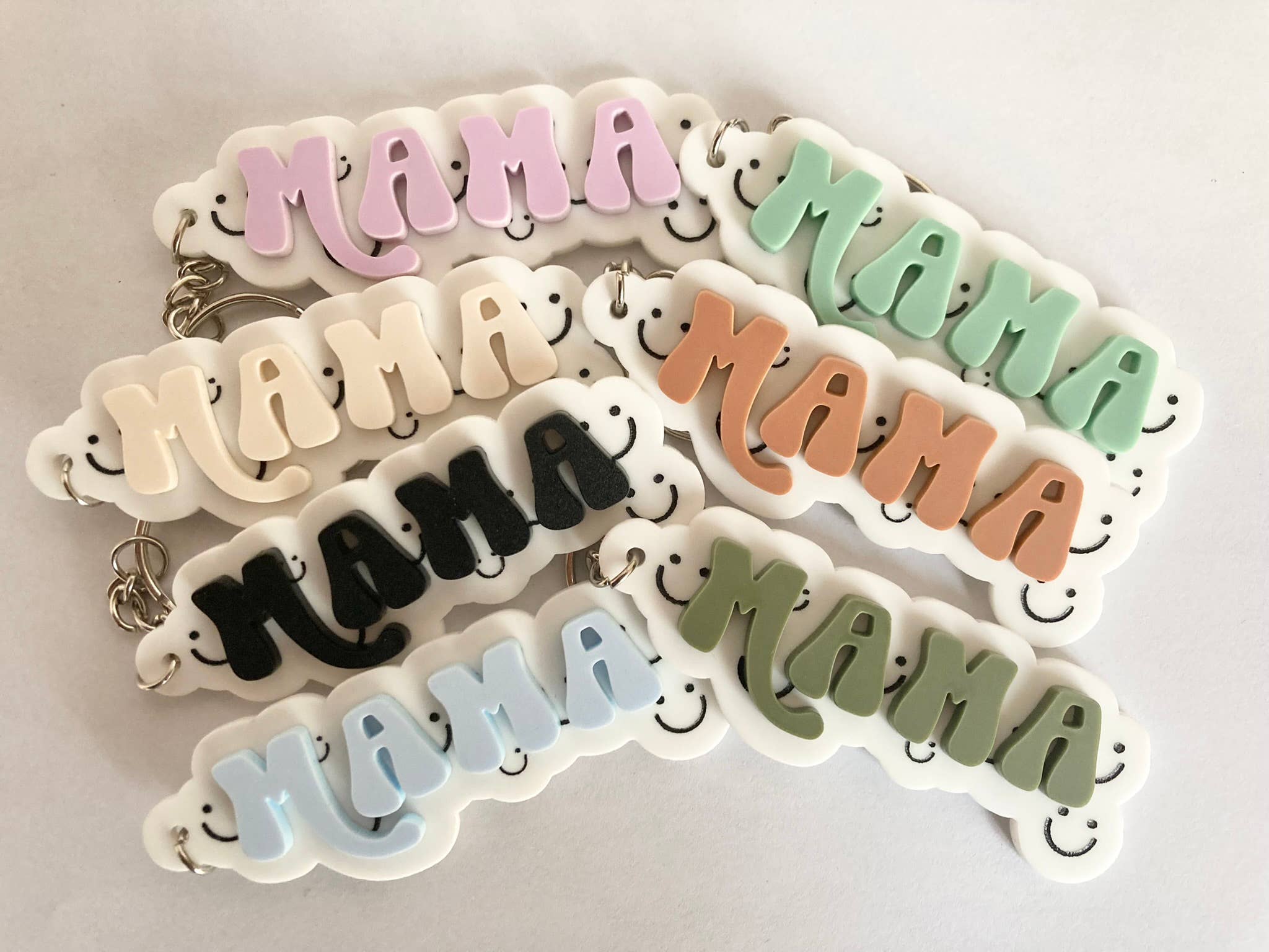 Cope and Co Custom Signs – wholesale Keychain – Women's – Happy Mama Keychain0