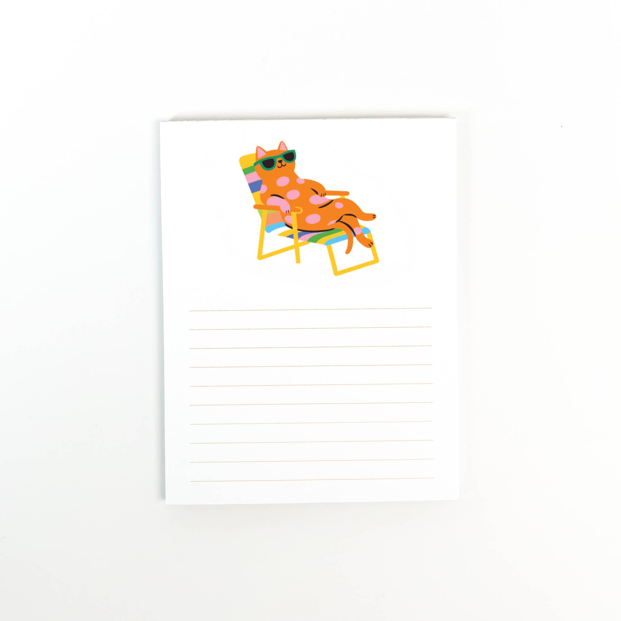 Sungy Side Up - Wholesale Notepad - Sunbathing Cat Notepad – Lounging Cat Memo Pad for Cat Lover2