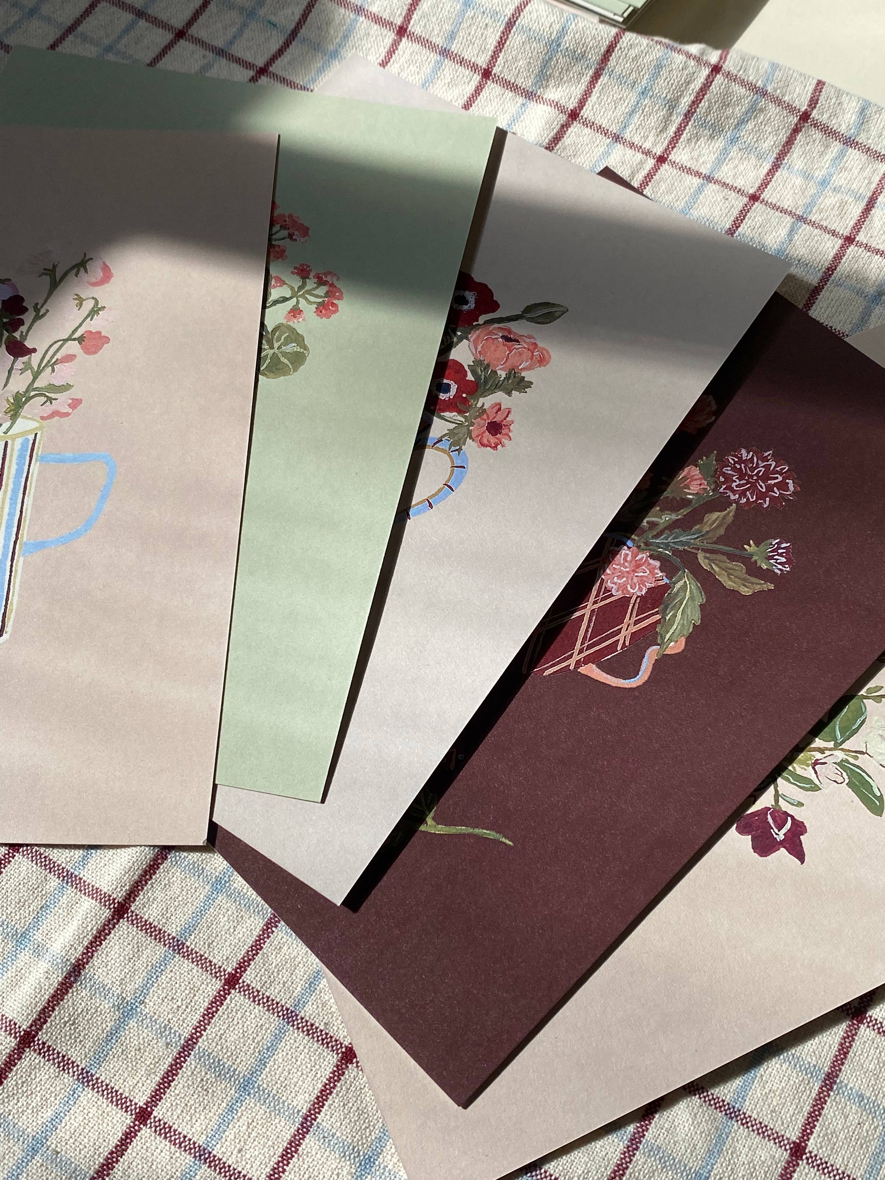 Harriet Watson - Wholesale Art Print - A5 print- Hellebore2