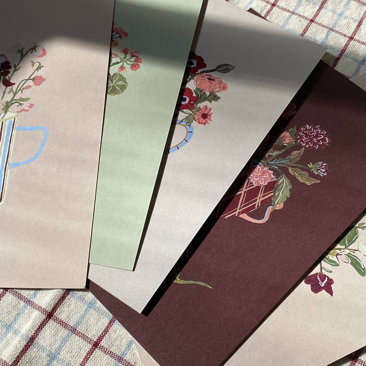 Harriet Watson - Wholesale Art Print - A5 print- Hellebore2