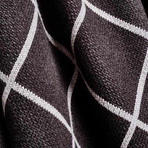 Windowpane Jacquard Throw for wholesale by Looma Home
