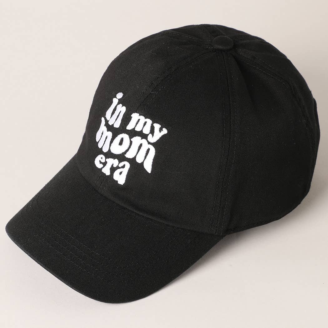 Fashion City - Wholesale Baseball Cap - Women's - Embroidered Letters In My Mom Era Baseball Cap4