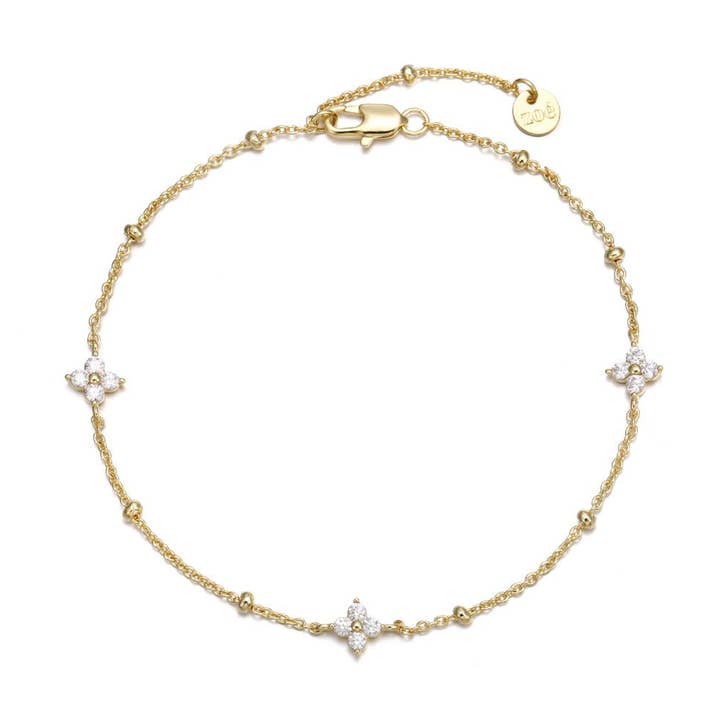 Bracelet Fleur Sauvage pour la vente par Zoe Jewelry