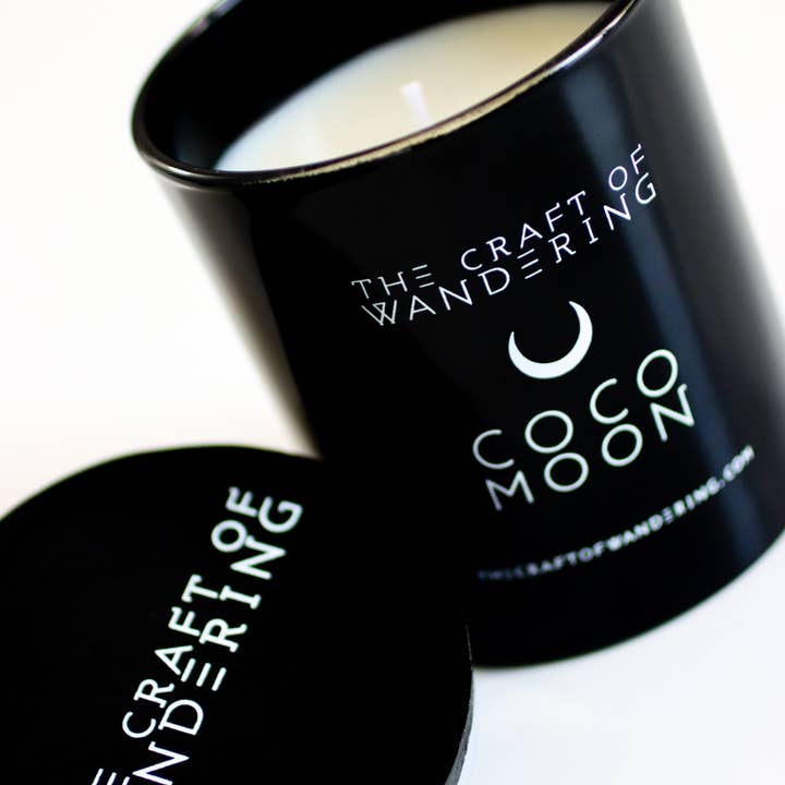 The Craft of Wandering - Wholesale Jar/Filled Candle - COCO MOON LUXE GLASS CANDLE2