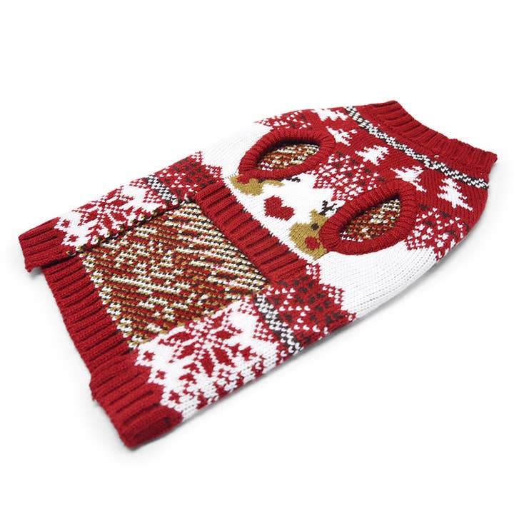 Dogo Pet - Wholesale Pet Sweater - Dog - Reindeer Fair Isle Sweater2