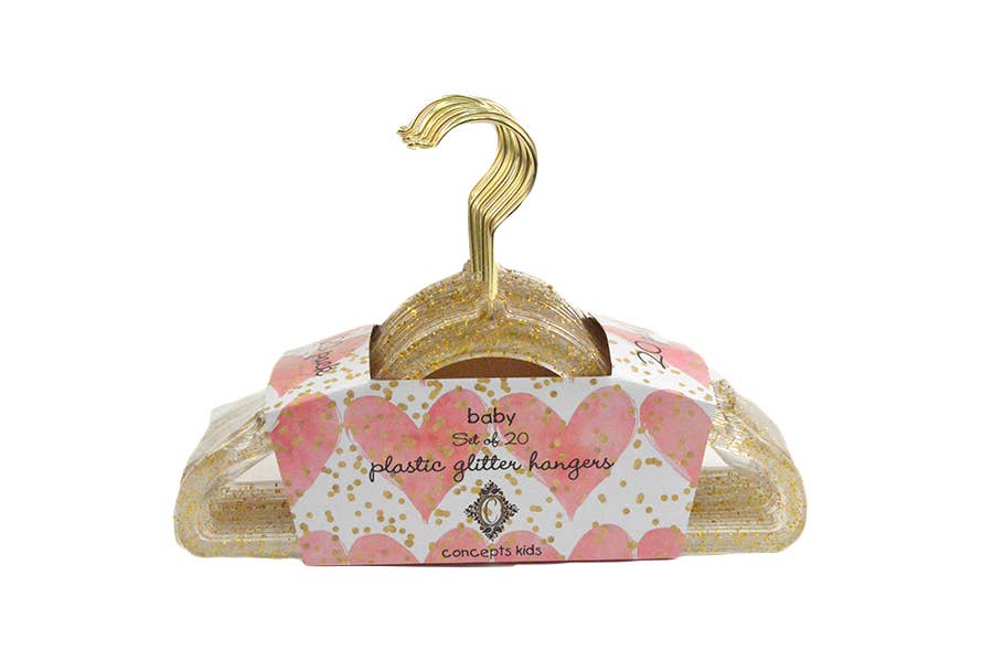 Concepts In Time – wholesale Clothes hangers – Concepts 20pk Acrylic Hangers for Kids – Sleek & Strong1