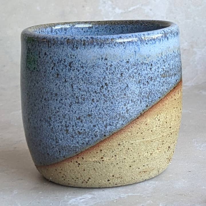 Jess McCormick Pottery – wholesale Coffee mug – FJORD double espresso cup 125ml, Handmade 4 oz ceramic mug0