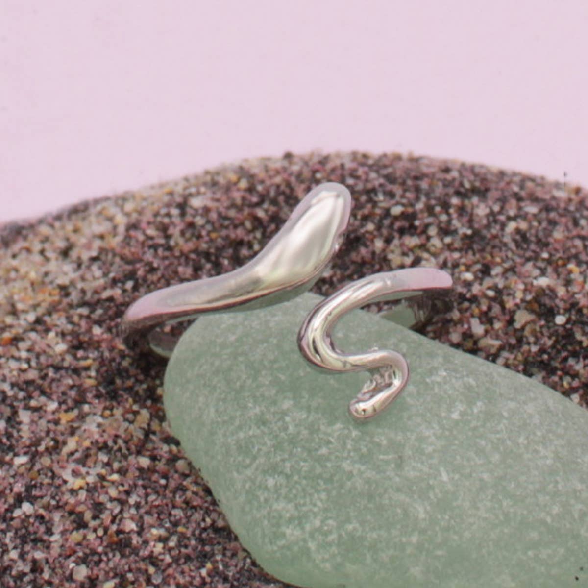 ZAD – wholesale Tåring – Inslagna Ormar Silver Justerbara Tåringar