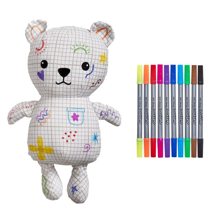 eatsleepdoodle - Wholesale Stuffed/Plush Toy - Kids & Baby - Color in & doodle Artie Bear