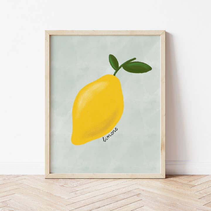 Limone Print for wholesale by The Little Jones