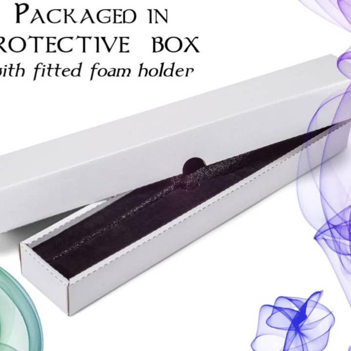 EAST AVENUE - Wholesale Toy Wand - Kids - Wand - Handcrafted Pearl Look Grey Ombre 13.75 Long3