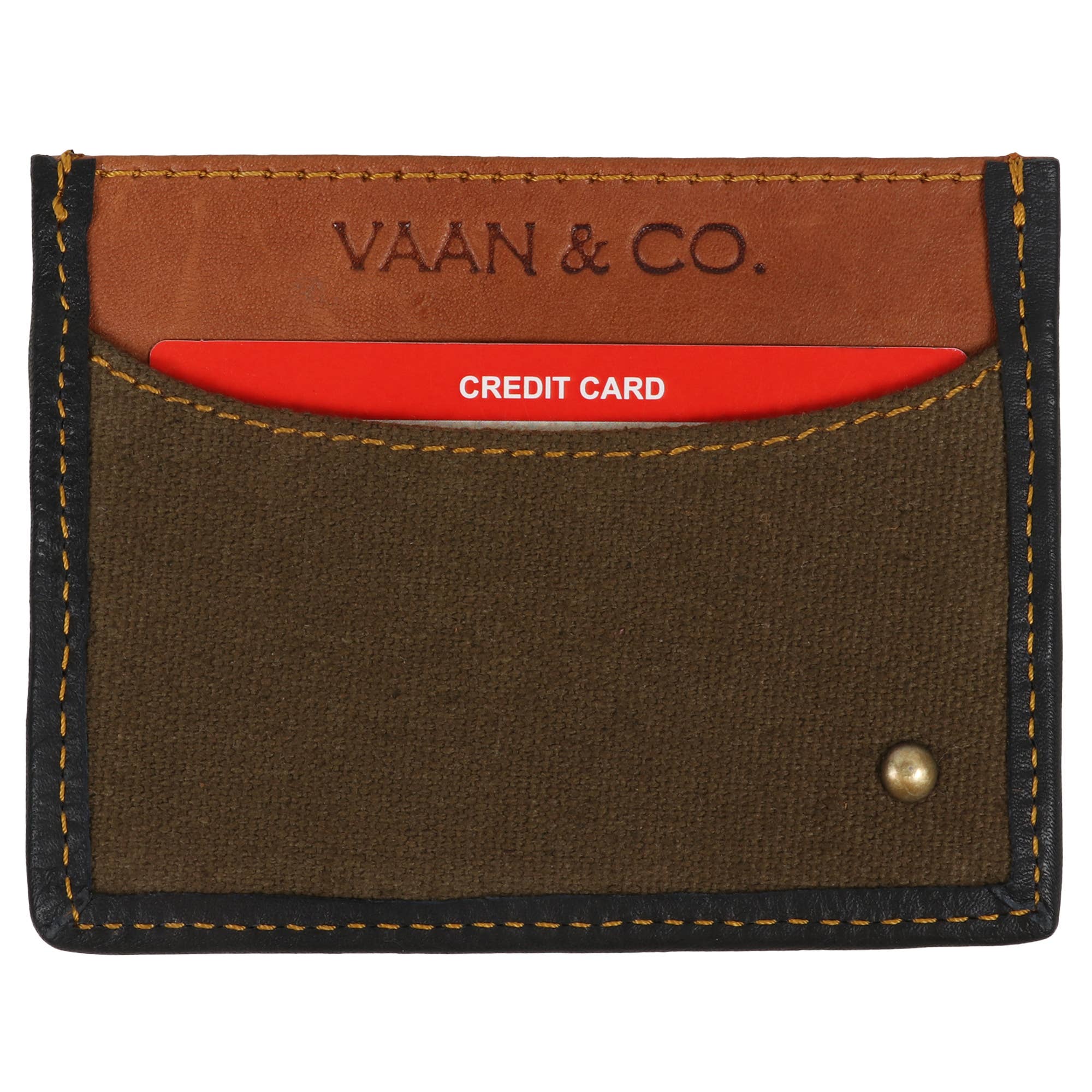 Vaan & Co. - Wholesale Wallet - Men's - Brad Double Sided Slim Wallet4