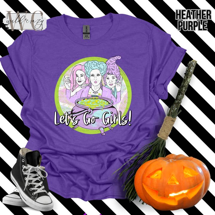 LETS GO GIRLS TEE | HALLOWEEN TEE för wholesale av Wild+Crazy Tees and More