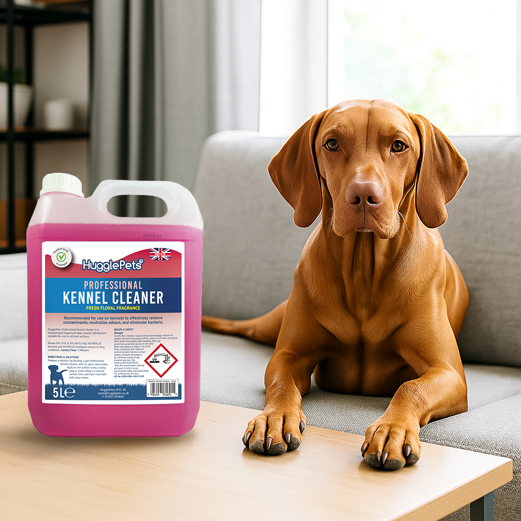 HugglePets - Wholesale Pet Cleaning Supplies - HugglePets Professional Kennel Cleaner Floral 5L - UK ONLY3