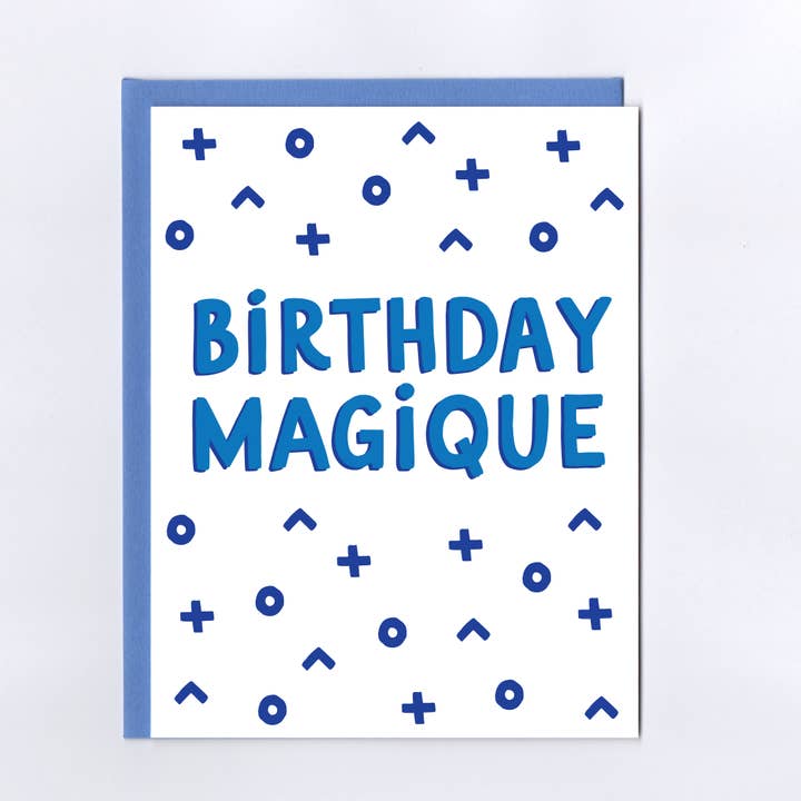 Biglietto di auguri di compleanno Magique per la vendita all'ingrosso da parte di The Treasurie