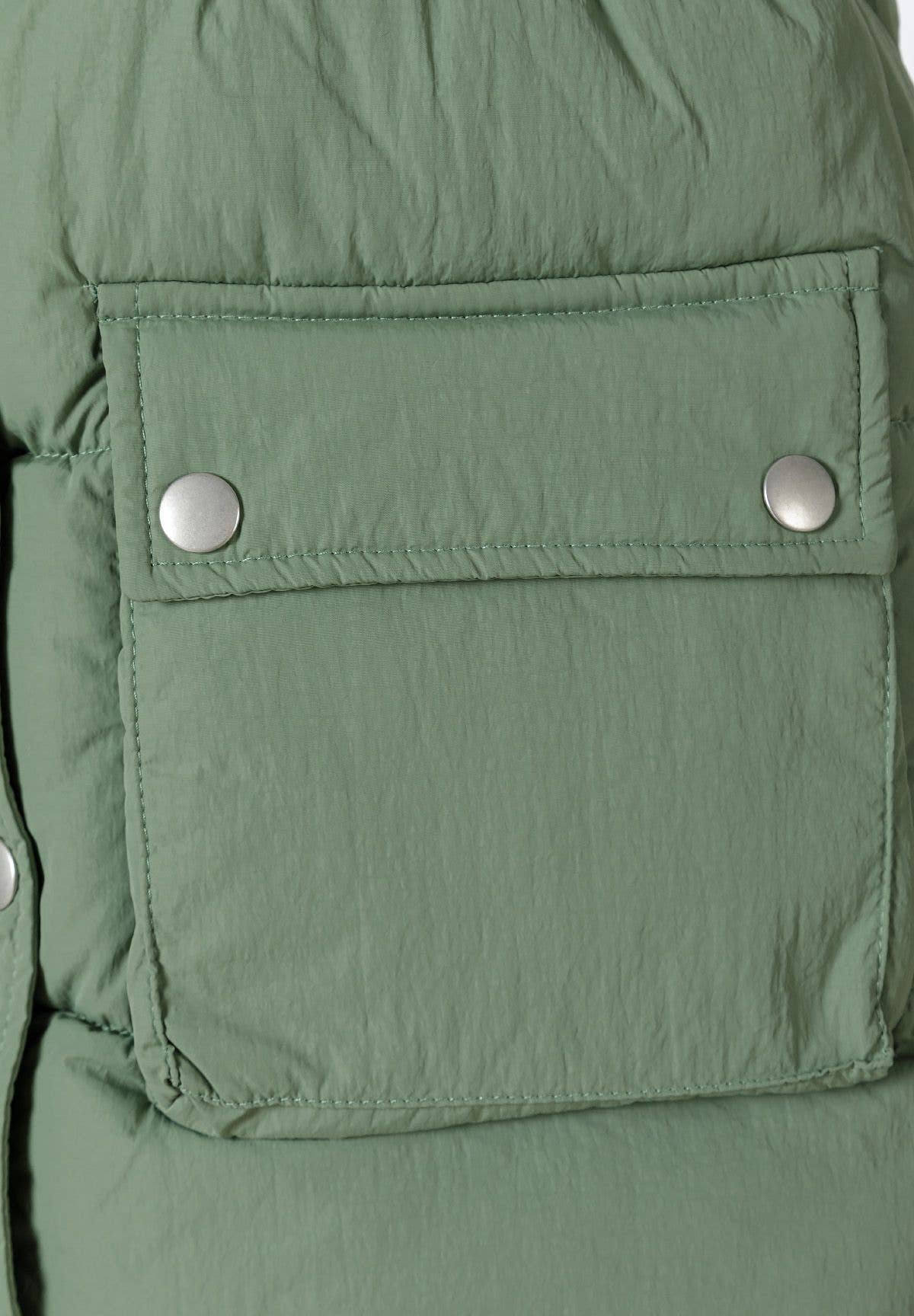 Minoti sp. z o.o. - Wholesale Outerwear Vest - Kids - Girls Padded Gilet with Snap Fastening1